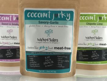 Wicked Sisters Coconut Jerky Savory Garlic